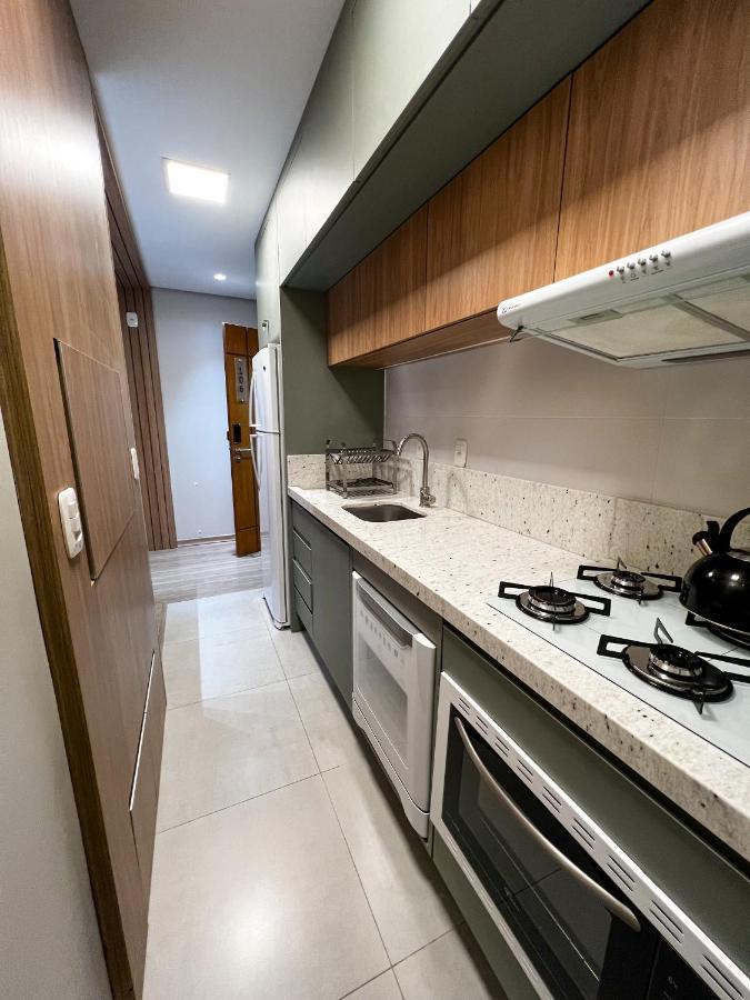 Apto Moderno Com Lareira, Piscina Aquecida E Infra Completo Em Gramado Exterior foto